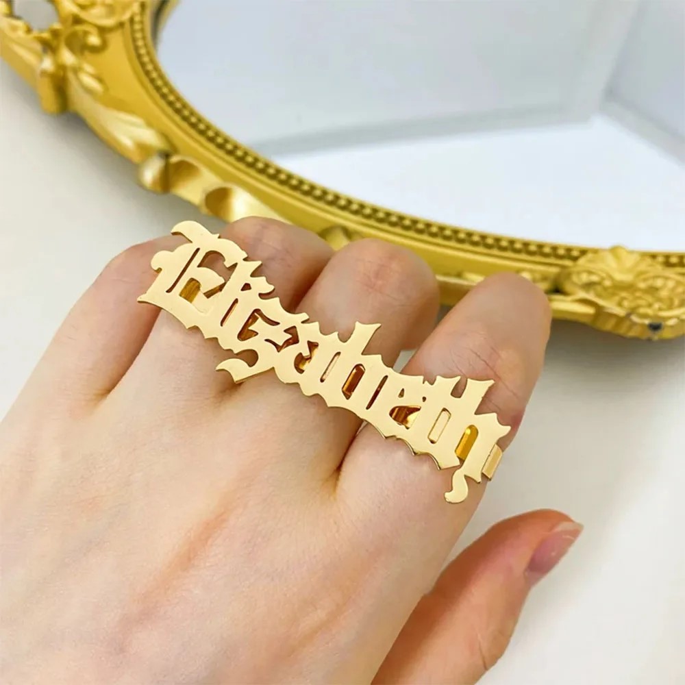 Cincin nama kustom cincin dapa - Initial Ring Custom ulasan dan harga