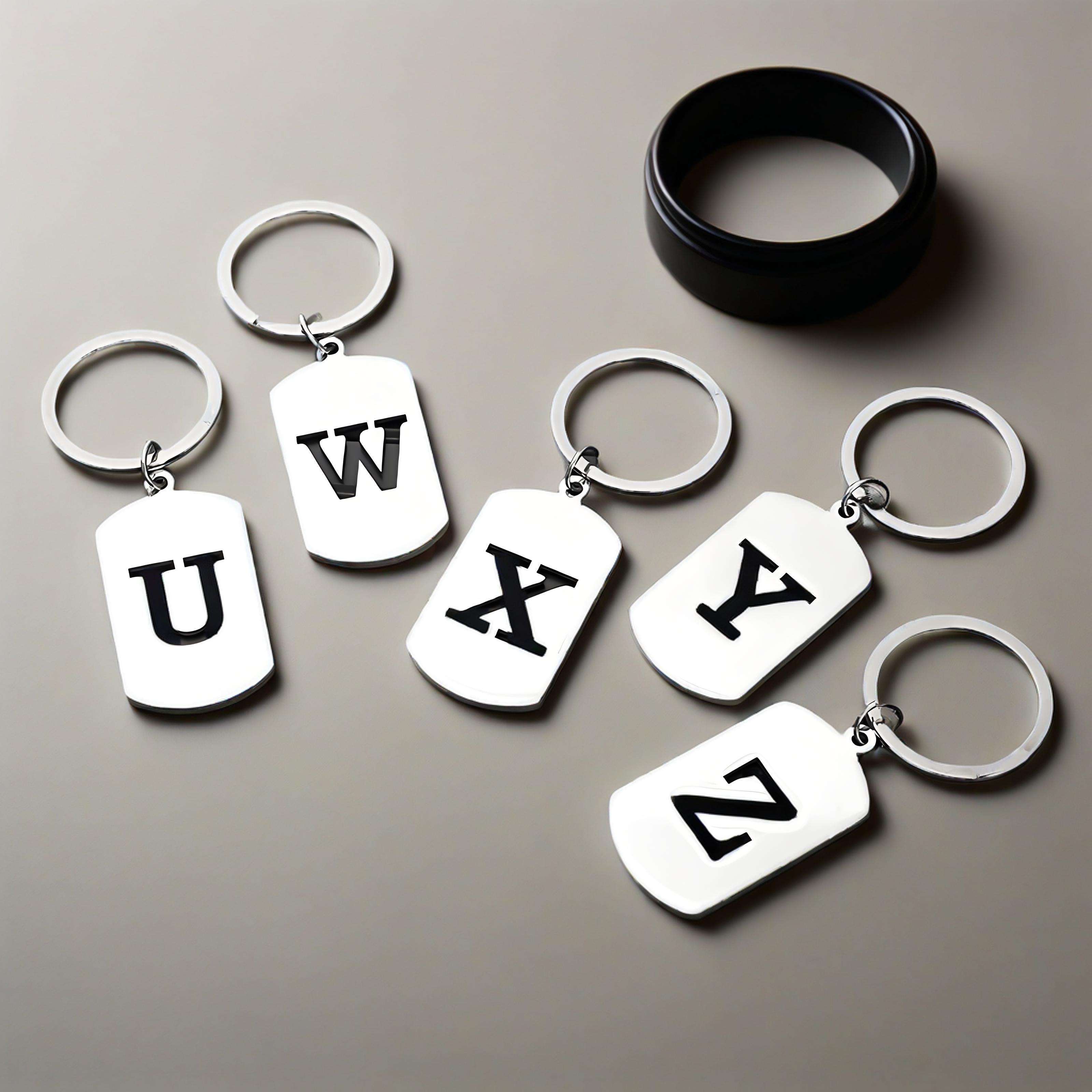Gantungan Kunci Huruf Awal yan - Initial Ring Custom ulasan dan harga