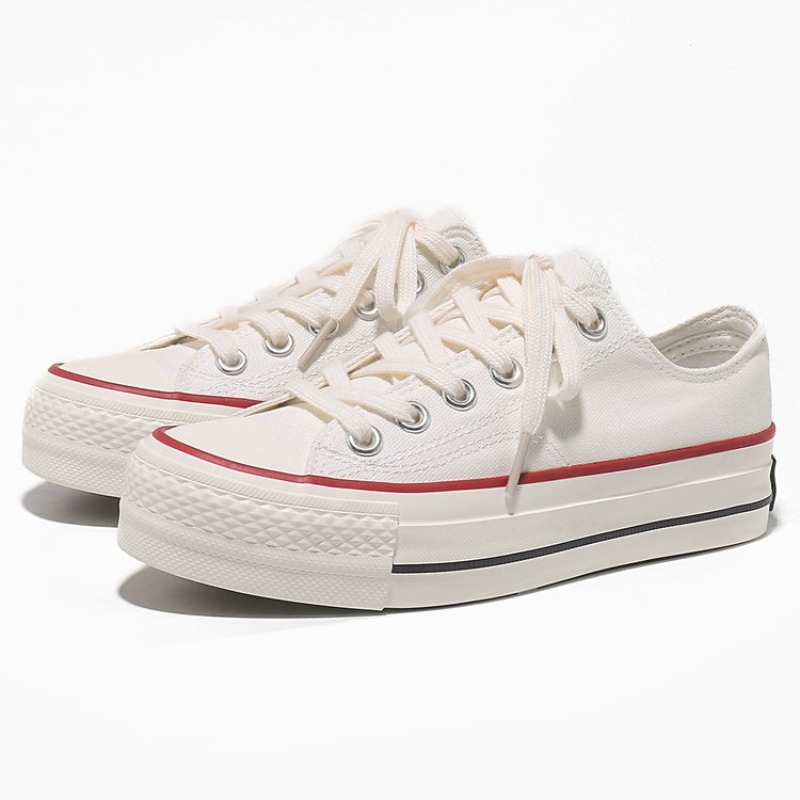 Sepatu Kanvas Sol Tinggi Wanit - Vans Shoes Old Skool ulasan dan harga