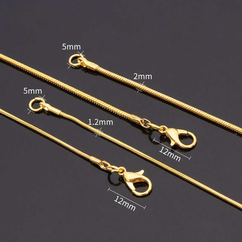 Kalung rantai ular baja tahan  - Birth Flower Necklace ulasan dan harga