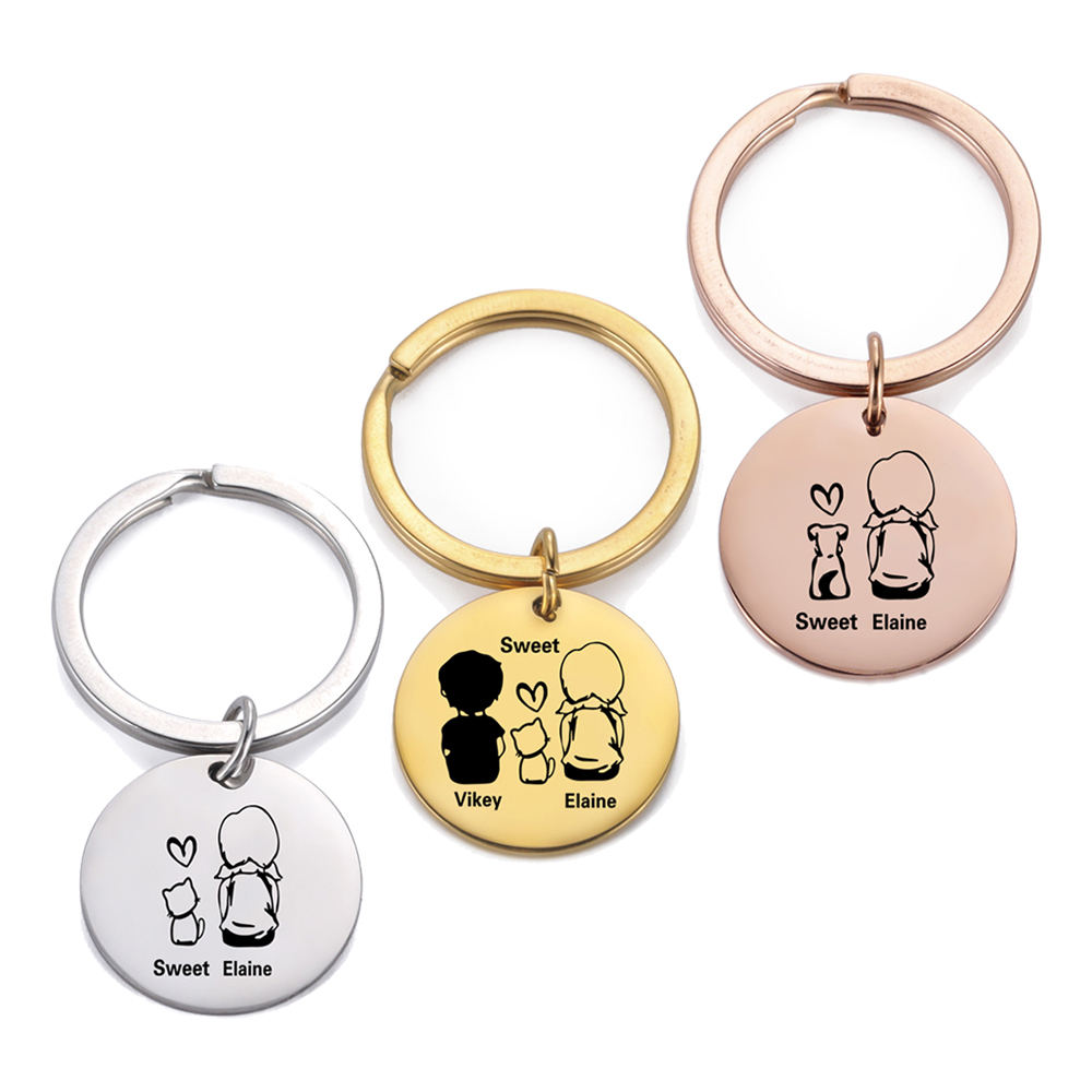 Gantungan Kunci Keluarga yang  - Initial Ring Custom ulasan dan harga