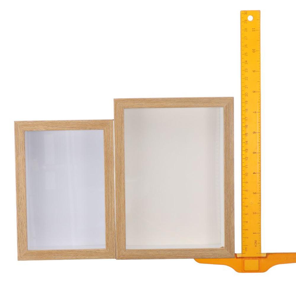 Bingkai Shadow Box Multi-ukura - Engraved Wood Frame ulasan dan harga