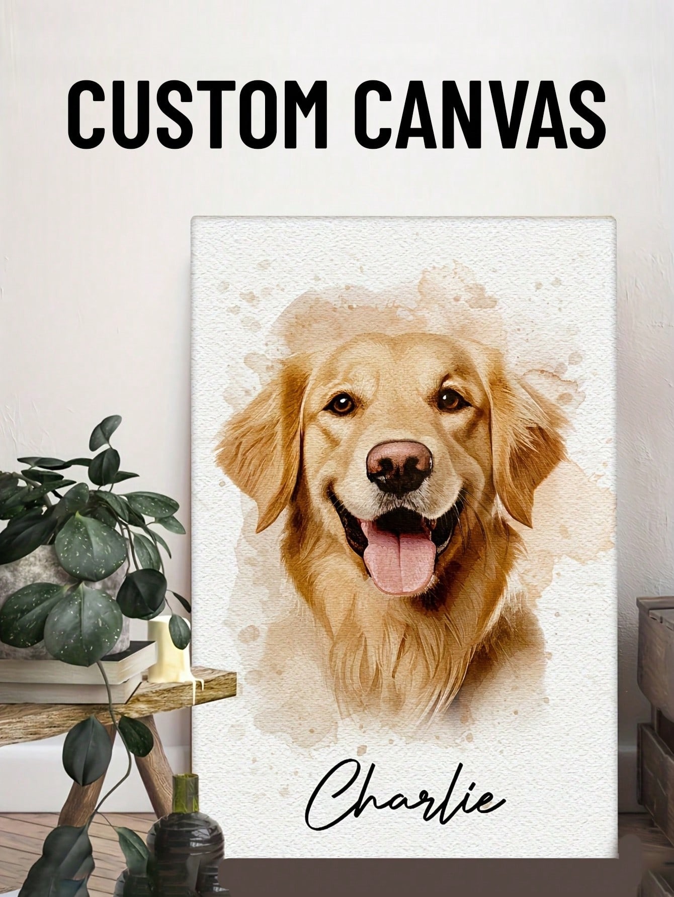 Bingkai Foto Potret Hewan Peli - Pet Portrait Custom ulasan dan harga