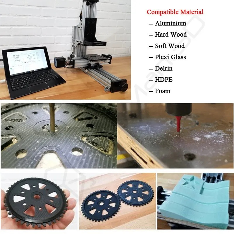 Kit Mekanis CNC 3-Axis OpenBui - Engraved Wood Frame ulasan dan harga