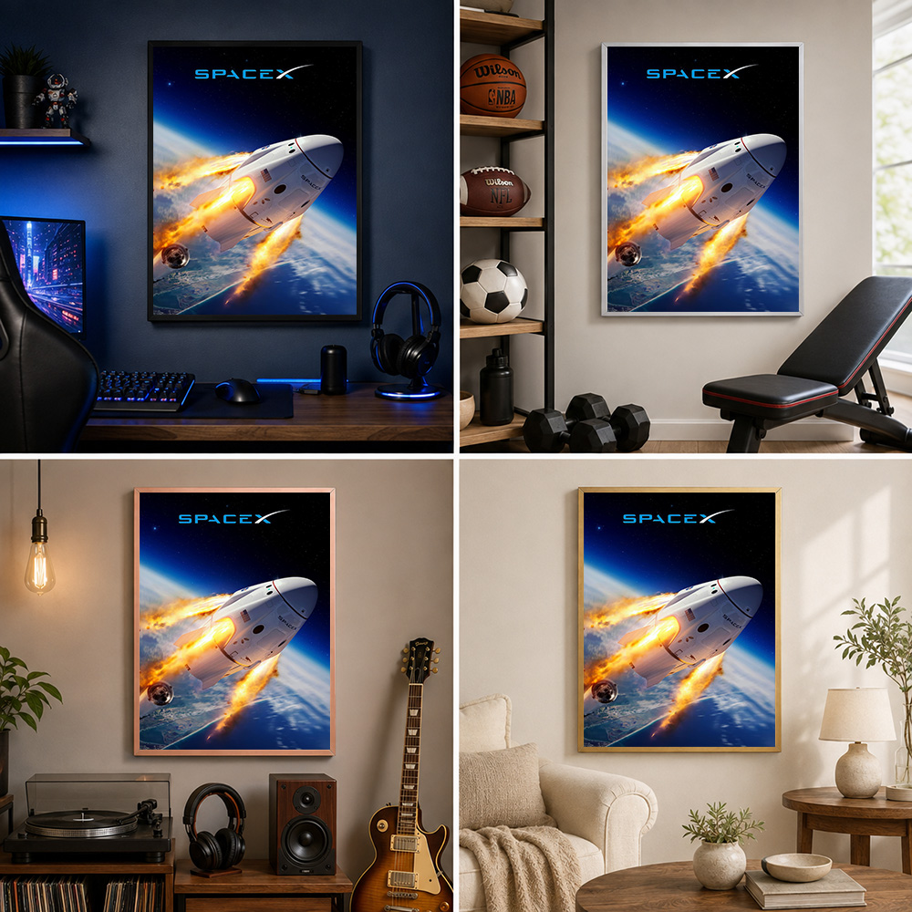 Poster Logam Aluminium Berbing - Custom Map Poster ulasan dan harga