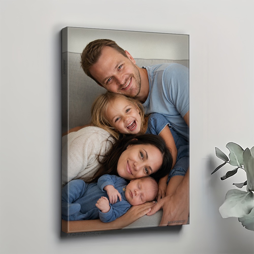 Lukisan Kanvas Foto 2D Persona - Engraved Wood Frame ulasan dan harga