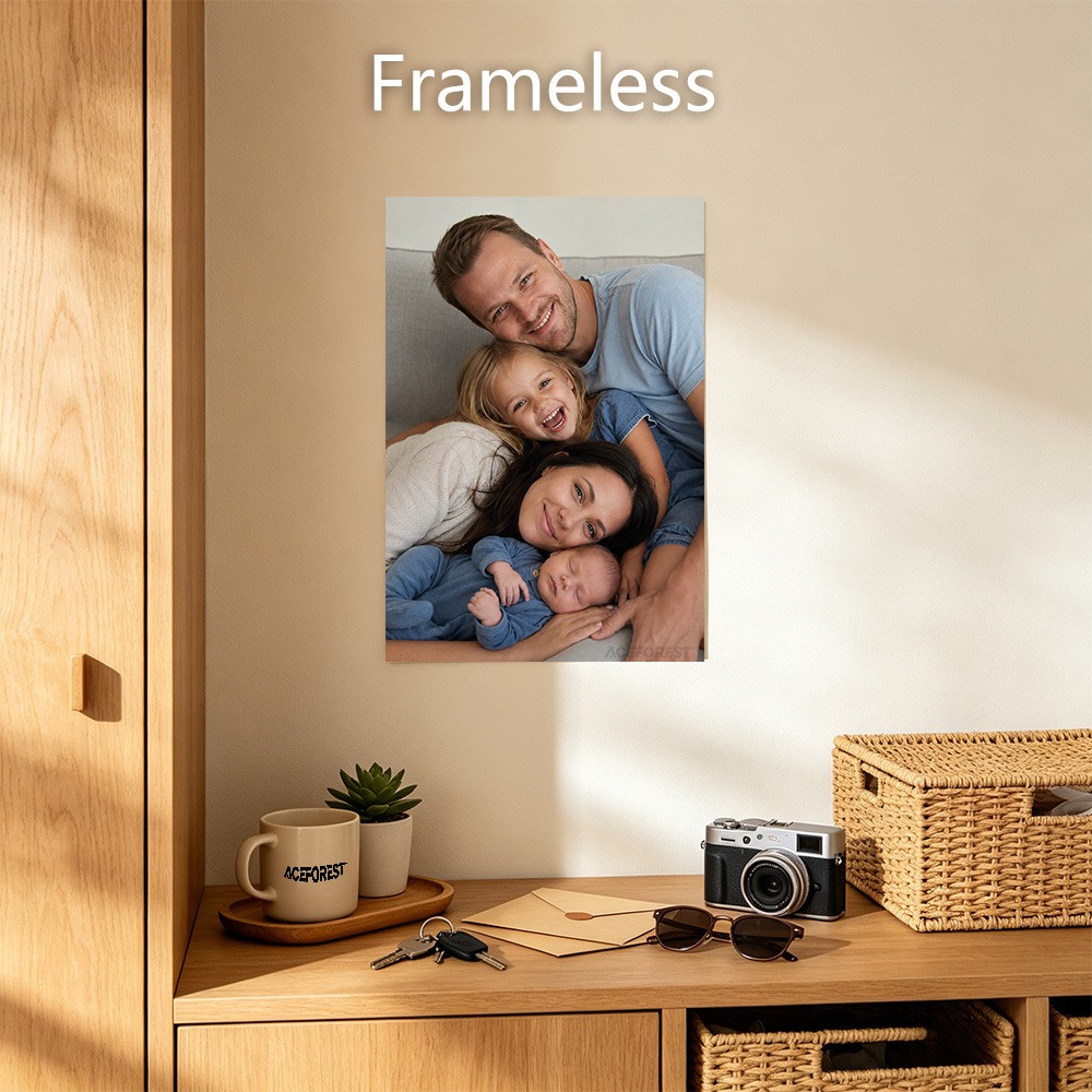 Lukisan Kanvas Foto 2D Persona - Engraved Wood Frame ulasan dan harga